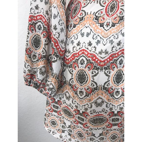 Revolve Show Me Your Mumu V Neck Multicolor Print Mini Dress - Picture 10 of 10